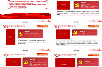 1921-2021中共一大到十九大簡史PPT2021年慶祝建黨100周年專題黨史學(xué)習(xí)教育黨課PPT模板