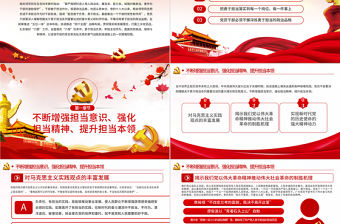 不懈淬煉勇于擔(dān)當(dāng)?shù)恼纹犯顸h課黨建PPT