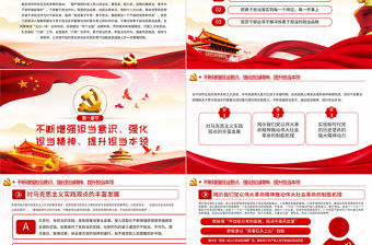 不懈淬煉勇于擔(dān)當(dāng)?shù)恼纹犯顸h課黨建PPT 