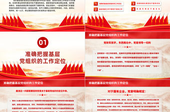 澄清基層黨建工作中的幾個誤區PPT大氣精美黨的基層組織黨建業務知識匯總課件