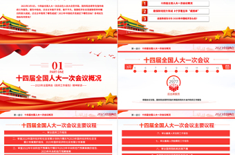 數(shù)讀2023全國兩會PPT紅色精美政府工作報告內(nèi)容黨員干部學習課件