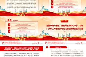 2023筑牢廣大職工投身中國(guó)式現(xiàn)代化的共同思想基礎(chǔ)PPT大氣精美風(fēng)黨員干部學(xué)習(xí)教育專題黨課課件