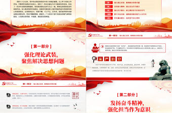 2024抓鐵有痕鑄黨魂PPT精美實用筑牢廉潔意識強化擔當作為黨員干部思想教育黨課