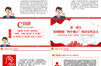 2023兩個確立PPT紅色大氣公安機關(guān)做兩個確立忠誠擁護者兩個維護示范引領(lǐng)者微黨課