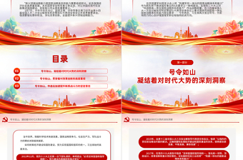 2024全國兩會PPT精美大氣事關(guān)強國強軍習(xí)主席發(fā)出新號令微黨課