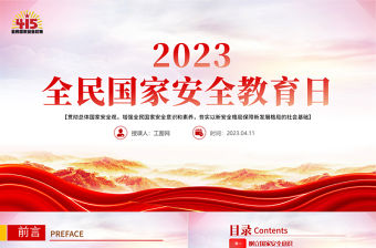 2023年全民國家安全教育日PPT精美莊嚴(yán)貫徹總體國家安全觀增強全民國家安全意識和素養(yǎng)學(xué)習(xí)課件