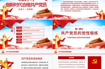 黨性修養(yǎng)黨風(fēng)廉政反腐倡廉黨建黨政專(zhuān)題微黨課PPT