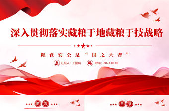 2023深入貫徹落實(shí)藏糧于地藏糧于技戰(zhàn)略PPT糧食安全是“國之大者”精美簡潔學(xué)思想強(qiáng)黨性重實(shí)踐建新功黨內(nèi)主題教育黨課課件