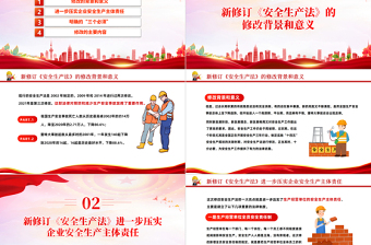 2023新《安全生產(chǎn)法》PPT紅色卡通風(fēng)全國安全生產(chǎn)月學(xué)好用好《安全生產(chǎn)法》提升安全管理水平專題課件模板下載
