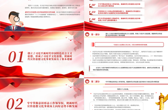  新時代宣傳思想文化事業(yè)取得歷史性成就PPT黨政風2023年黨員干部學習教育專題黨課課件模板
  