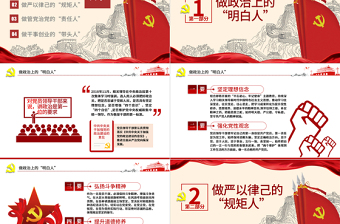 黨員領(lǐng)導(dǎo)干部要爭做四種人全面從嚴(yán)治黨課ppt