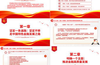 一文速覽2023中央金融工作會議PPT大氣簡潔當前和今后一個時期的金融工作具體部署專題課件