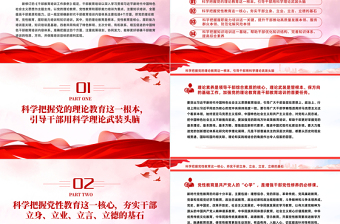 準確把握新時代干部教育培訓的四個重點PPT大氣簡潔干部教育培訓黨課