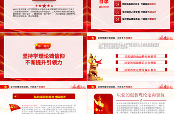 2023黨支部特色黨建工作經(jīng)驗(yàn)交流PPT紅色大氣黨員干部交流工作總結(jié)匯報(bào)專題課件模板