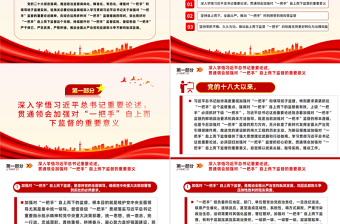 以更高站位更嚴舉措更大力度強化對“一把手”自上而下的監(jiān)督PPT黨政風深入學習貫徹習近平總書記關于加強對“一把手”監(jiān)督的重要論述精神課件模板