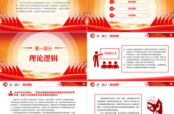 從中華文明連續(xù)性看“走自己的路”的必然邏輯PPT紅色精美堅(jiān)持中國(guó)道路黨課