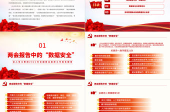 數據安全成2024全國兩會政府工作報告中熱議關鍵詞PPT下載
