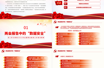 數(shù)據(jù)安全成2024全國兩會政府工作報告中熱議關鍵詞PPT下載
