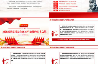 大氣黨政風總書記關于嚴明黨的紀律和規矩的重要論述PPT黨課課件