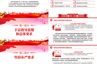 精美大氣2024紀(jì)律處分條例總則修訂的重點內(nèi)容PPT微黨課下載