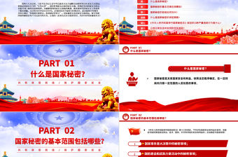 全國保密宣傳教育月PPT黨政風共筑保密防線維護國家安全課件