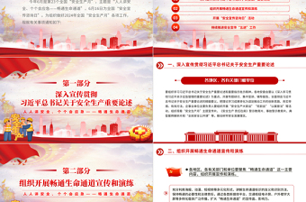 精美卡通風(fēng)人人講安全個個會應(yīng)急暢通生命通道2024年全國安全生產(chǎn)月PPT宣傳教育課件