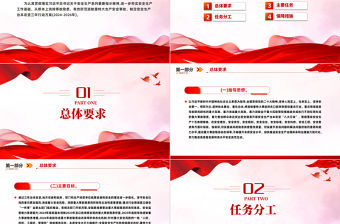 安全生產治本攻堅三年行動方案（2024--2026）PPT簡潔實用安全生產月主題課件