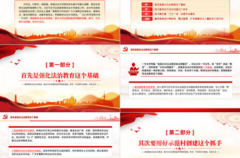 精美簡潔深入推進法治鄉村建設提升鄉村治理效能PPT課件下載