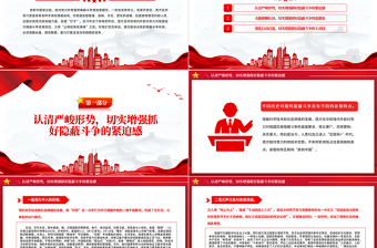 認清隱蔽斗爭形勢切實增強做好“四反”黨課PPT課件