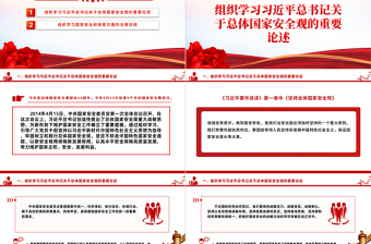 2024四月主題黨日PPT紅色大氣學(xué)習(xí)總體國(guó)家安全觀主題微黨課