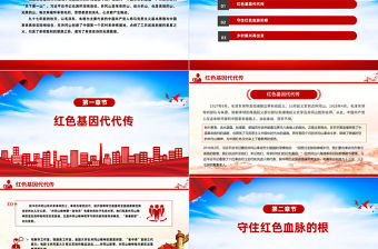 讓井岡山精神在新時代大放光芒PPT大氣精美中國精神系列黨課