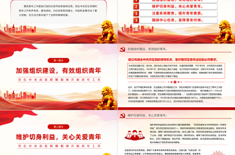 黨在中央蘇區(qū)時(shí)期如何開展青年工作PPT紅色精美黨史故事課件