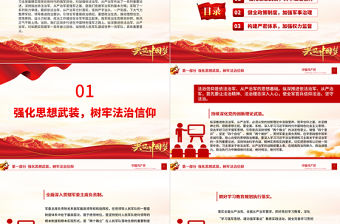 縱深推進依法治軍、從嚴治軍PPT簡約黨政風學習我們黨建軍治軍的基本方略課件
