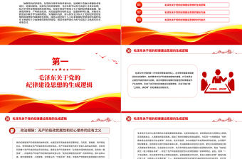 毛澤東關于黨的紀律建設思想的理論內涵及時代價值黨課PPT課件