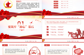 支部書記要當好黨員干部的貼心人PPT紅色華美黨支部建設(shè)黨政活動黨務(wù)知識黨性教育輔導黨課專題課件模板