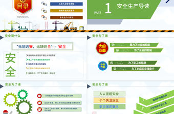 2023安全生產月PPT簡潔風排查重大隱患開展應急演練PPT模板