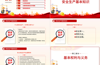 安全生產(chǎn)應(yīng)急科普知識(shí)大全PPT創(chuàng)意精美以人為本安全第—科普課件下載
