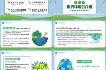 2023保護(hù)環(huán)境你我做起PPT卡通風(fēng)世界環(huán)境日保護(hù)環(huán)境主題班會(huì)課件模板下載