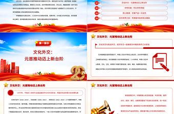 2023中俄人文交流合作為大國文明互鑒樹立典范PPT大氣精美風黨員干部學習教育專題黨課課件