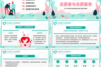 2023志愿服務(wù)培訓(xùn)先行PPT卡通風(fēng)青年志愿者專業(yè)知識(shí)培訓(xùn)課件模板下載