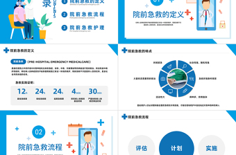 2023院前急救護(hù)理工作流程PPT商務(wù)風(fēng)醫(yī)院急診科院前急救護(hù)理工作流程課件模板