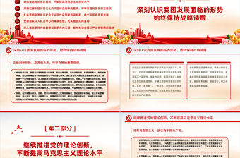 2023做好六方面重點工作全面貫徹黨的大會精神PPT大氣黨政風(fēng)學(xué)習(xí)重要文章專題黨課課件模板下載