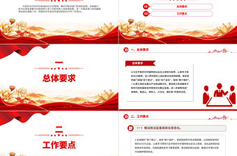 2024年黨風廉政建設和反腐敗工作要點PPT紅色簡潔紀檢監察工作計劃課件