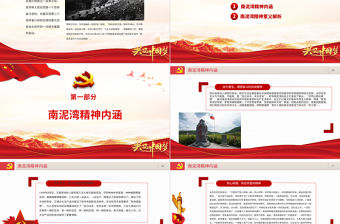 弘揚(yáng)南泥灣精神PPT紅色黨政風(fēng)自力更生艱苦奮斗讓南泥灣精神綻放新的時(shí)代光芒中國(guó)精神譜系黨課