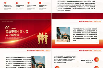 學百年黨史做合格黨員PPT紅色黨政風中國共產黨奮斗歷程與啟示慶祝建黨102周年專題黨課