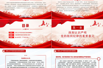 嚴(yán)守組織紀(jì)律增強(qiáng)組織紀(jì)律性PPT黨政風(fēng)黨的六大紀(jì)律黨課