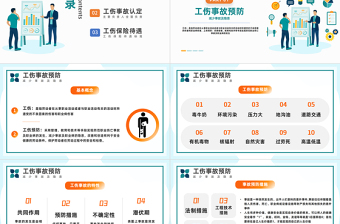 2023工傷事故預(yù)防培訓(xùn)PPT簡約風(fēng)工傷事故預(yù)防培訓(xùn)企業(yè)安全生產(chǎn)培訓(xùn)課件模板