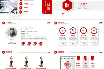 部門崗位競聘PPT商務風大氣競聘通用模板