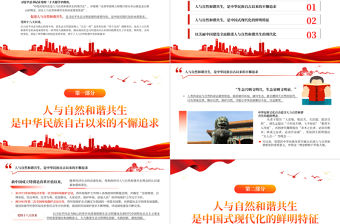 加快推進人與自然和諧共生的現(xiàn)代化PPT黨建風(fēng)深入學(xué)習(xí)習(xí)近平生態(tài)文明思想的重要內(nèi)容專題課件
 