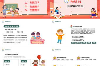 2022期末家長(zhǎng)會(huì)PPT卡通溫馨風(fēng)小學(xué)期末家長(zhǎng)會(huì)主題班會(huì)課件模板